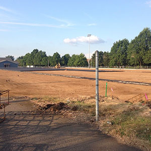 Knights soccer field at PAA drainage and sub layers Aug 15 2014