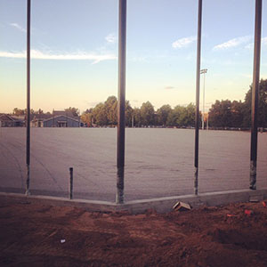 Knights soccer field at PAA prep for turf Sept 9 2014