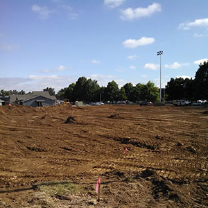 Soccer field at PAA Aug 5 2014 dirt