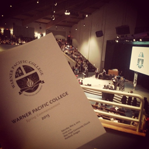 Graduation 2015 for Warner Pacific