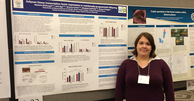 Warner Pacific science student Natash McDougal Murdock conference poster 2015