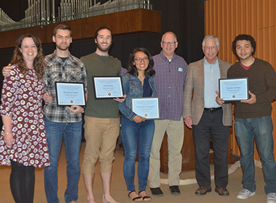 Music awards from Honors Chapel