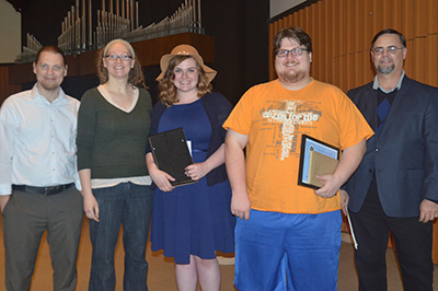 Religion awards from Honors Chapel