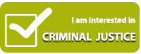 Interested in criminal justice program button