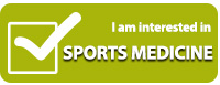 Interested in sports medicine program button