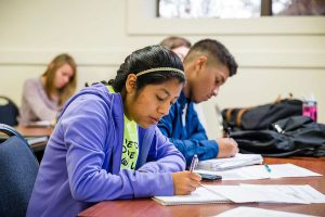 Undergraduate Students Taking a Test