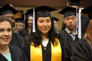 Graduates in Caps and Gowns