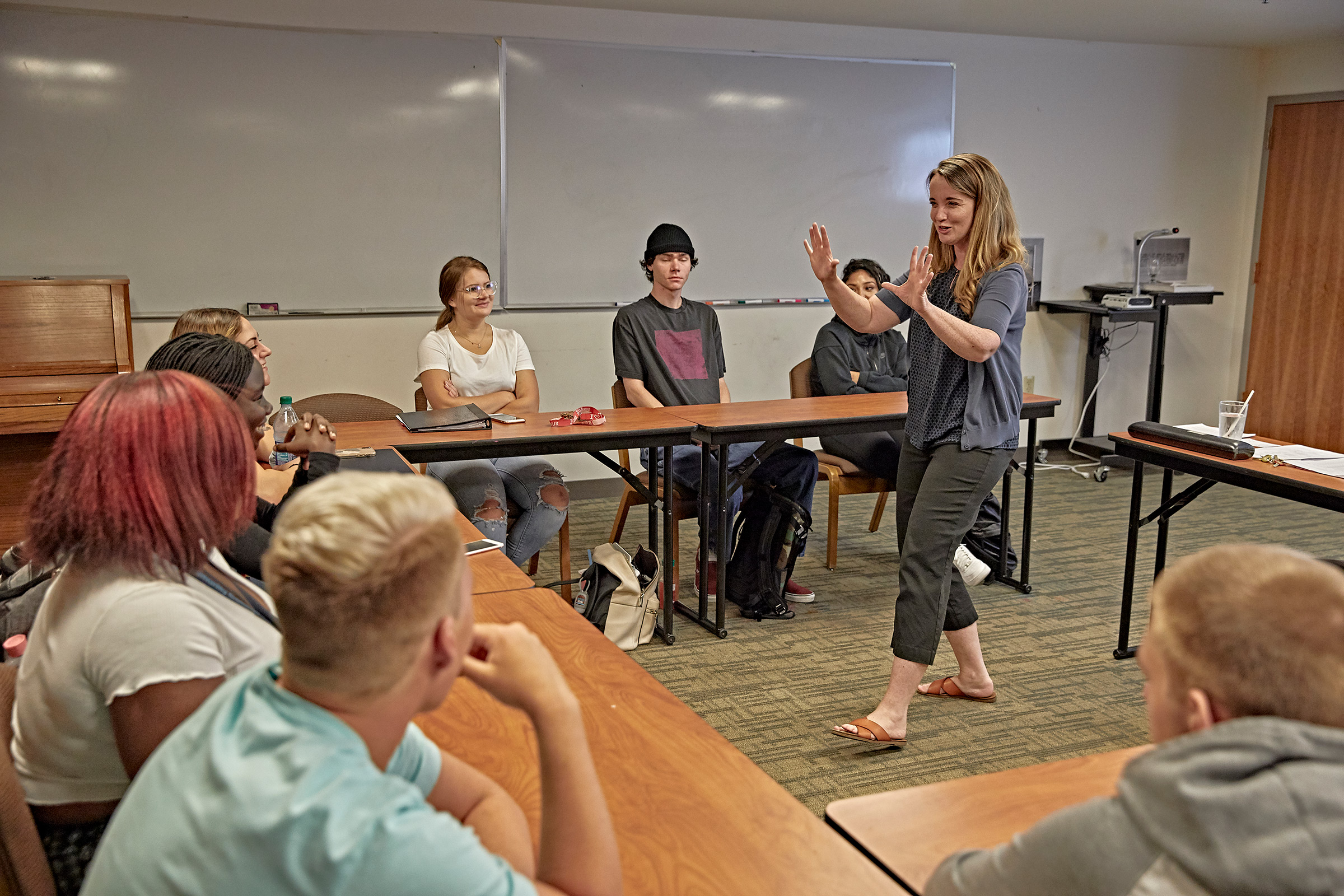 Students in the classroom