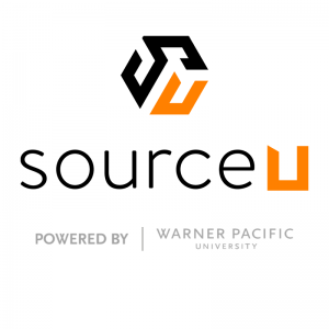 sourceU Logo Powered by Warner Pacific